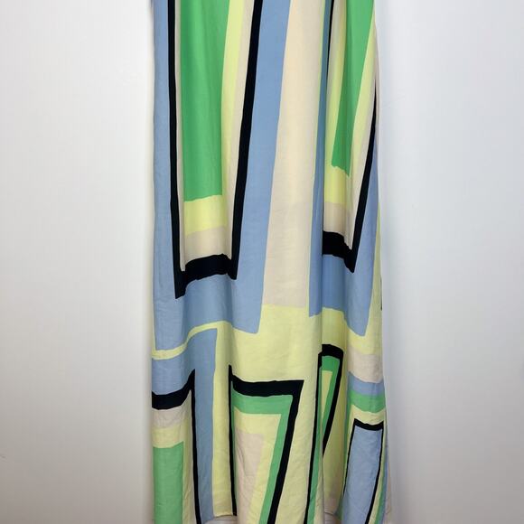 Anthropologie Maeve Geometric Sleeveless Maxi Dress Size Medium - Picture 3 of 8